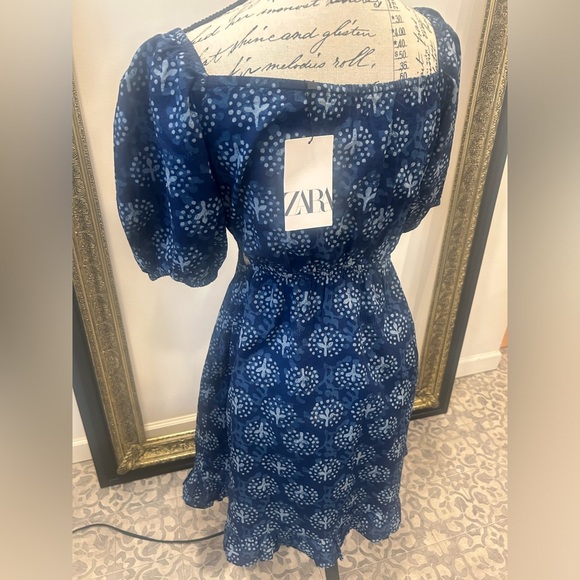 🆕 BNWT ZARA blue dress. Size 13/14 years in the tag. Flowy and light weight - Picture 6 of 12
